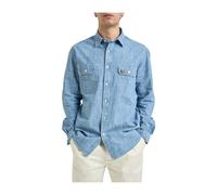 Roy Roger's, ,Shirts ,Uomo ,Blu ,L Martin Shirt