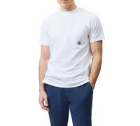 ROY ROGER'S T-Shirt Uomo Taschino Bianco (IT, Testo, M, Regular, Regular, Bianco)
