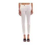 Roy Roger's, ,Trousers ,Donna ,Bianco ,W32 Pantaloni Chino Flow Bianchi