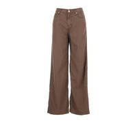 Roy Roger's, ,Trousers ,Donna ,Marrone ,W25 Marta Wide Pantaloni