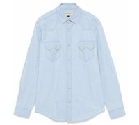 ROY ROGERS Western M - camicia maniche lunghe - uomo Blue XL