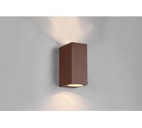 Applique ROYA Applique esterno ROYA fusione alluminio ip44 H.15cm squadrata ruggine 204269224