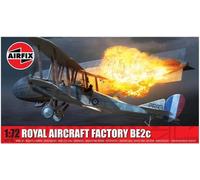 Airfix Modello da costruire Royal Aircraft Factory BE2C Scala 1:72 A02101 Nuovo