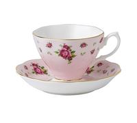 Royal Albert New Country Rose Rosa Vintage Teacup e Sacucer