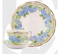 Royal Albert Tazza da The con PIATTINO + Piatto 21 CM Hydrangea