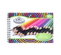 Royal And Langnickel - Blocco da Disegno a Spirale, con Copertina in Tela, 8,5 x 11,75 cm