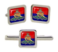 Royal Artillery, British Army Gemelli E Clip Per Cravatta Set