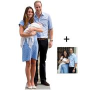 Royal Baby Principe George, William E Kate Middleton CARTONATO Standup