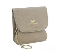 Royal Bagger Bacio Serratura Portamonete per le Donne RFID Semplice Titolare della Carta con Portachiavi Rimovibile Borsa di Stoccaggio in Vera Pelle 2622 (Grigio)