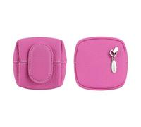 Royal Bagger Mini portamonete con motivo litchi, borsa portamonete con chiave con fibbia in tinta unita, custodia per cambio Casual per uso quotidiano (Rose)