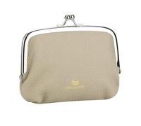 Royal Bagger Portamonete per donna, portamonete Fashion Kiss Lock, borsa portamonete con doppia Clip (Grigio)