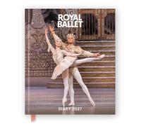 Royal Ballet 2027 Desk Diary Planner - Week to View, Illustrated Throughout: Original Flame Tree Publishing Großer Tischkalender [Terminkalender]