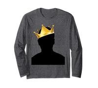 Royal Black King Magic with Golden Crown, Mysterious King Maglia a Manica