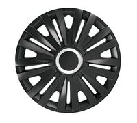 Set 4 copricerchi universali 16'' ABS verniciatura doppio strato Royal Nero