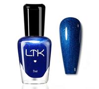 Royal Blue Smalto per unghie - Asciugatura rapida e duratura Quick Dry High Gloss Blue Nail Polish, atossico a base d'acqua, nessuna lampada UV per nail art, manicure a casa (blu reale)