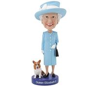 Royal Bobbles - statuina Bobblehead Regina Elisabetta II con il suo Corgi