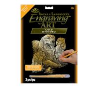 Royal Brush Carta da grattare Golden Retriever, 27,2 x 20,3 x 0,5 cm, Multicolore