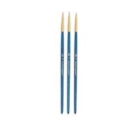 Royal Brush Gold Taklon, Set di pennelli, 3 Pezzi
