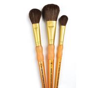Royal Brush RCC231 - Pennello Impostato Cammello, Confezione 3 Pezzi