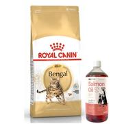 ROYAL CANIN Bengala Adulto 10kg + LAB V Olio di Salmone per cani e gatti 1000ml
