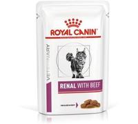 Royal Canin Cat Veterinary Diet Renal con Manzo Bocconcini in Salsa 85 g