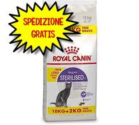 ROYAL CANIN GATTO ADULTO STERILISED 37 10 KG + 2 KG