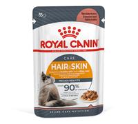 Royal Canin Hair & Skin in Salsa - 85 gr - Confezione da 12 pezzi - Cibo umido per gatti - 1° ORDINE? scegli lo sconto BZR5 / BZR20 + 200 punti fedeltà