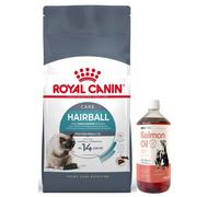 ROYAL CANIN Hairball Care 10kg + LAB V Olio di Salmone per cani e gatti 1000ml