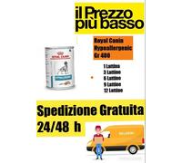Royal Canin Hypoallergenic gr 400, umido per cani, per intolleranze alimentari