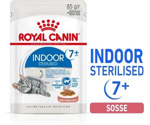 ROYAL CANIN Indoor 7+ Sterilized in Salsa 12x85 g - 1.020 g