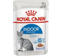 Royal Canin Indoor Sterilised Jelly - cibo umido in gelatina per gatti adulti tenuti in casa 12 x 85 g