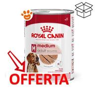 Royal Canin Patè per Cani Adult 410 gr - Medium - Cibo Umido per Cani - 1° ORDINE? scegli lo sconto BZR5 / BZR20 + 200 punti fedeltà
