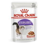 Royal Canin Sterilised 85 gr In salsa - confezione da 12 pezzi - Cibo umido per gatti - 1° ORDINE? scegli lo sconto BZR5 / BZR20 + 200 punti fedeltà