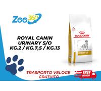 Royal Canin Dog Veterinary Diet Urinary S/O - Royal Canin Dog Veterinary Diet Urinary S/O - Offerta [PREZZO A CONFEZIONE] Quantità Minima 2, Sacco Da 7,5 Kg