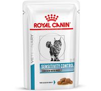 Royal Canin Veterinary Diet Sensitivity Control Multipack 12 x 85 gr - Pollo - Dieta Veterinaria per Gatti - 1° ORDINE? scegli lo sconto BZR5 / BZR20 + 200 punti fedeltà
