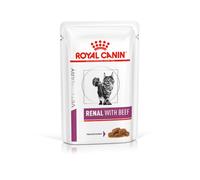 Royal Canin Veterinary Diet Renal Multipack 12 x 85 gr Manzo - Dieta veterinaria per gatti - 1° ORDINE? scegli lo sconto BZR5 / BZR20 + 200 punti fedeltà