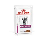 Royal Canin Veterinary Diet Renal Multipack 12 x 85 gr Pesce - Dieta veterinaria per gatti - 1° ORDINE? scegli lo sconto BZR5 / BZR20 + 200 punti fedeltà