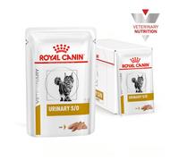 Royal Canin Veterinary Diet Urinary S/O multipack 12x85 gr 12 buste da 85 gr - Dieta veterinaria per gatti - 1° ORDINE? scegli lo sconto BZR5 / BZR20 + 200 punti fedeltà