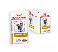 Royal Canin Veterinary Diet Urinary S/O multipack 12x85 gr 12 buste da 85 gr - Dieta veterinaria per gatti - 1° ORDINE? scegli lo sconto BZR5 / BZR20 + 200 punti fedeltà