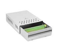Royal Catering Cassetto battifondi caffè - 5,7 L - Acciaio inossidabile RCKM-26