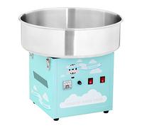 Royal Catering Candy Floss Maker Macchina per Zucchero Filato RCZK-1200- BG (52 cm, 1.200 W, in Acciaio Inox, Misurino incluso, 1 porzione in 30-60 s, Turchese)