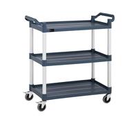 Royal Catering Carrello di servizio - 3 ripiani - 150 kg - 4062859000446