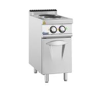 Royal Catering Cucina Elettrica Professionale 5,2 kW 2 Fornelli Mobiletto Piano Cottura Elettrico Piastra Elettrica Cucina