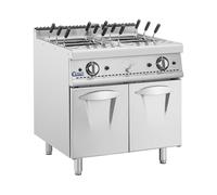 Royal Catering Cuocipasta a gas 4 x 4 kW Propano/GPL/gas naturale 80 x 73 cm Serie Pro 730 Cuocipasta elettrico Cuocipasta ristorazione Cuocipasta elettrico da banco
