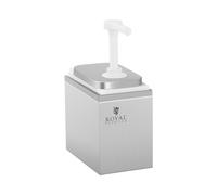 Royal Catering Dispenser per salse - 2 pompe - 2 x 1 L RCDI-2L