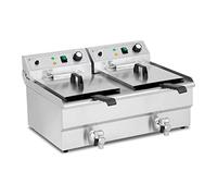 Friggitrice elettrica - 2 x 16 L - Royal Catering - 230 V RCPSF 26ETH