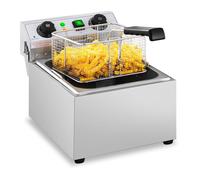 Royal Catering Friggitrice Elettrica con Timer Incorportato RCEF 10EB (10 L, 230