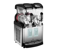 Royal Catering Granitore Sorbettiera Macchina per il gelato RCSL 2/6ICE (230 V, 450 W, 2x6 L. R290, Senza BPA)
