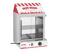 Royal Catering Macchina per hot dog a vapore - 2.000 W RCHW 2000