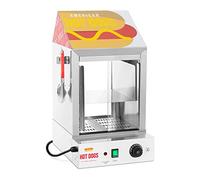 Royal Catering B-WARE Macchina per hot dog - 100 wurstel - 25 panini - 1.000 W RCHW 1000H